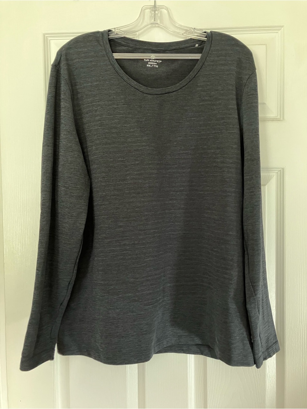 🌸 Tuff Athletics Crewneck Top - Charcoal